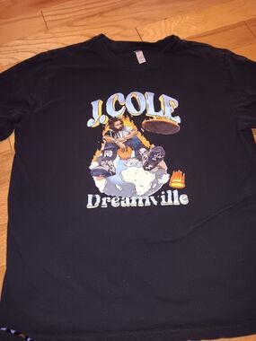 J Cole Dreamville Graphic Tee - Black